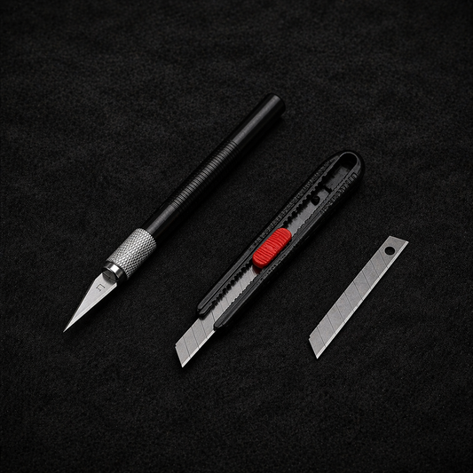 Kit Taglio Professionale — Bisturi + Cutter